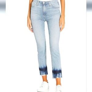AG Isabelle High Rise Straight Leg Crop